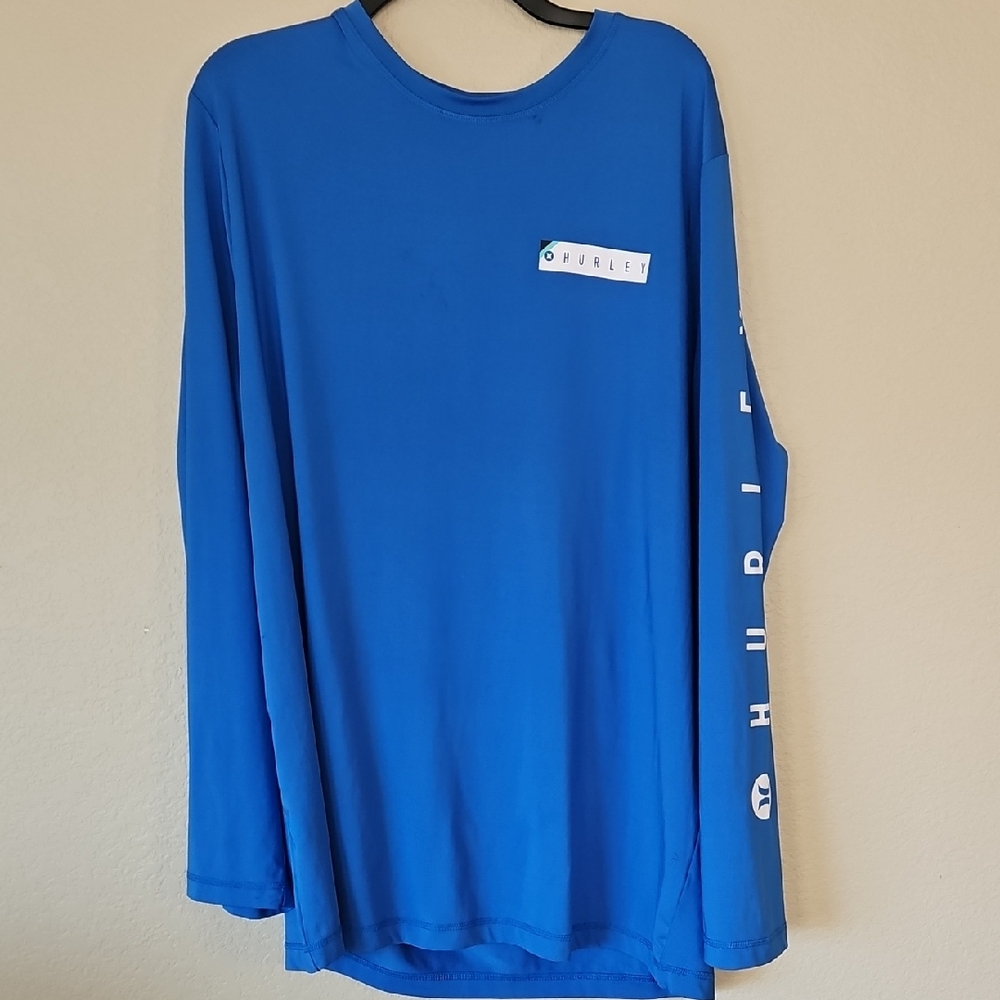 Hurley Men's Blue‎ Rash Guard XL